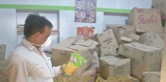 Biscuits, chips and toffees of expiry date were kept in this warehouse, CMHO seized