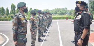 Army Commander Lt Gen Alok Kler visits Sudarshan Chakra Division