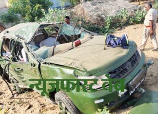 Road accident in Seruna police station area, two military officers killed