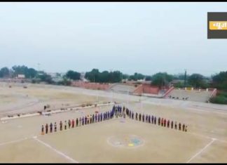 vSoftball players decorated velodrome with hundreds of lamps