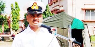 Officer Cadet Bajranglal Jat got third officer rank