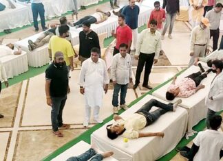 More than one thousand units of blood collected, Ranka's human service on birthday