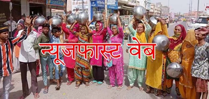 Water scarcity, women blocked the way