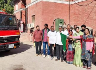 Municipal Corporation got four state-of-the-art fire fighting vehicles