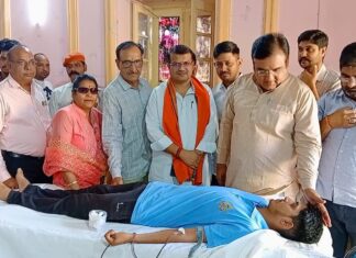 Blood donation camp held in Bikaner Bishnoi Dharamshala