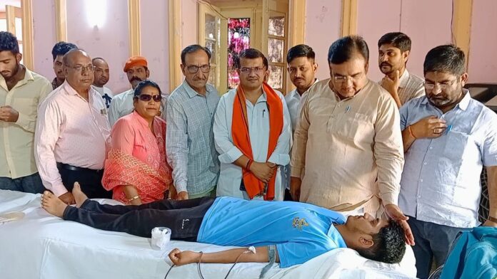 Blood donation camp held in Bikaner Bishnoi Dharamshala