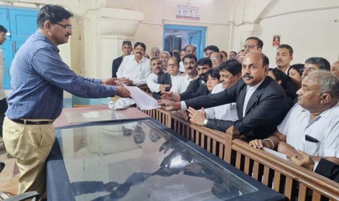 Lawyers under the auspices of Bar Association, Bikaner sent a memorandum to the President against homosexuality