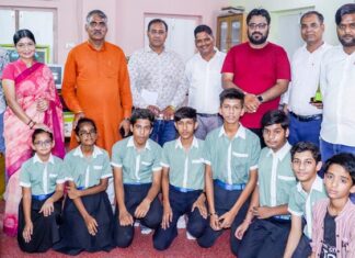 Sanskar Nirman Camp concluded at Arhm English Academy with Yoga, cultural program