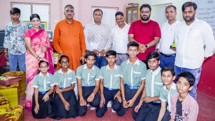 Sanskar Nirman Camp concluded at Arhm English Academy with Yoga, cultural program