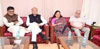 Vasundhara Raje was seen with CM Gehlot, has the 'new Khichdi' been cooked?