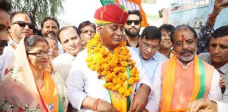 Main election office of BJP candidate Jethanand Vyas started