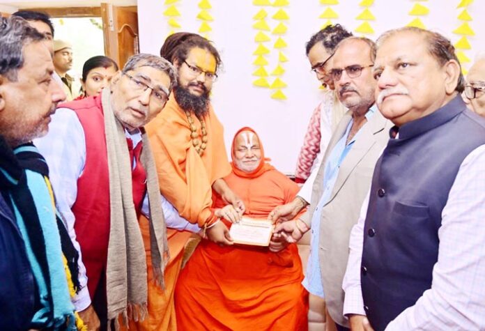 Sitaram temple will be built in Ramjharokha Kailashdham on the initiative of Jagadguru