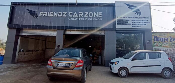 Insurance Authorized Workshop 'Friend's Car Zone' now in Bikaner also