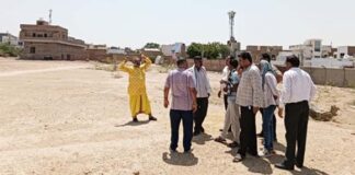 Religious meeting and Bhagwat Katha organized at the same place, cleaning work started