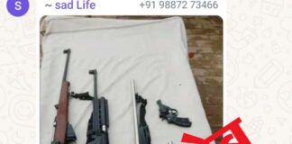 Promotion of weapons on social media WhatsApp