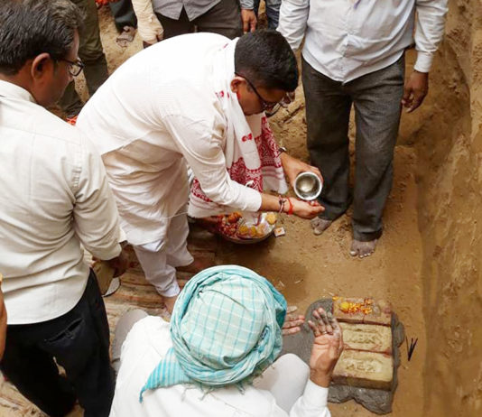 संसदीय सचिव ने रखी उच्च जलाशय की आधारशिला संसदीय सचिव