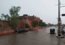बीकानेर : लगातार दूसरे दिन भी बरसे मेघ, कई इलाको में भरा पानी