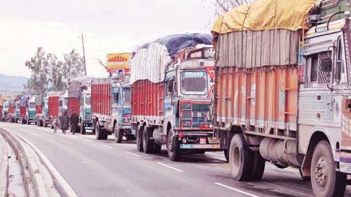ट्रकों की हड़ताल