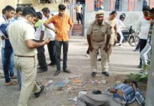 लावारिस हालत में मिला अज्ञात शख्स का शव अज्ञात शख्स का शव