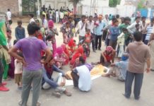 पिकअप की टक्कर