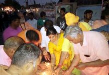 हजारों दीयों से रोशन हुआ जूनागढ़ स्थल …देखें फोटो व वीडियो