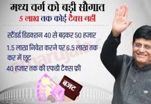 मोदी सरकार ने पेश किया आखिरी बजट, पढ़ें पूरी खबर