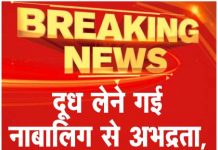 दूध लेने गई नाबालिग से अभद्रता, मामला दर्ज