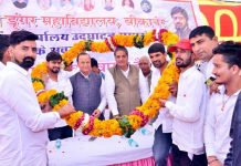 गोदारा, बेनीवाल और कड़वासरा पहुंचे डूंगर कॉलेज, किया उद्घाटन