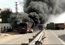 गुर्जर हुए आक्रोशित, वाहन फूंके, फायरिंग की … VIDEO