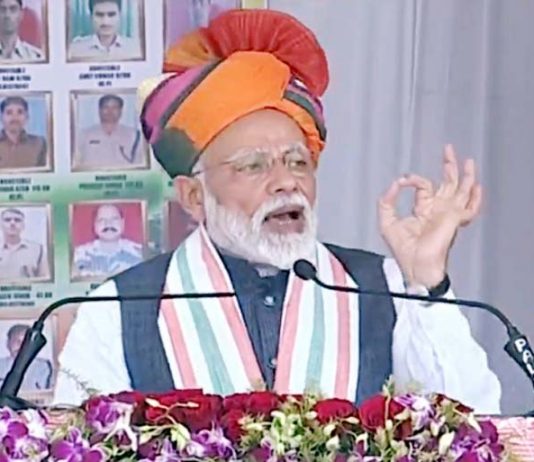 जब मोदी ने राजस्थानी से किया आगाज …देखें वीडियो