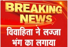 विवाहिता ने लज्जा भंग का लगाया आरोप, मामला दर्ज