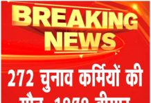 272 चुनाव कर्मियों की मौत, 1878 बीमार