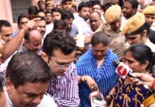 बीकानेर पहुंची राजे के स्वागत में उमड़े कार्यकर्ता