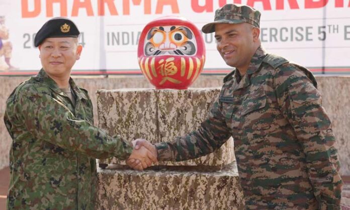 Joint exercise 'Dharma Guardian' of India-Japan military contingent starts from today, watch video...
