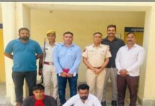 दो ईनामी नकबजन गिरफ्तार, लूनकरणसर थाना पुलिस की कार्रवाई