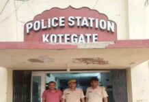 दो चैन स्नैचर गिरफ्तार, कोटगेट थाना पुलिस की कार्रवाई