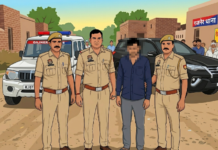 गजनेर : टॉप टेन में वांछित आरोपी गिरफ्तार